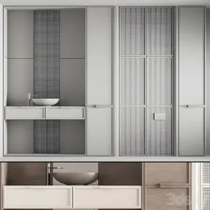 Bathroom furniture set 08