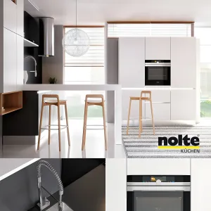 Kitchen nolte glas tec satin