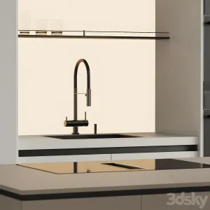 Modern kitchen with island