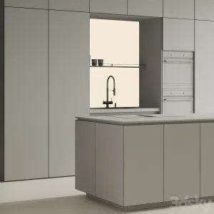 Modern kitchen with island