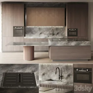 Modern style kitchen with island kitchen