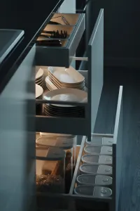 Patreon kitchen open cabinets with johannes lindqvist