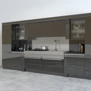 Scaini baccarat kitchen black