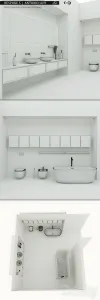 Bathroom furniture set bespoke