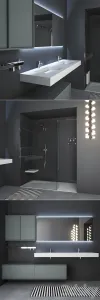 Bathroom furniture set planeta
