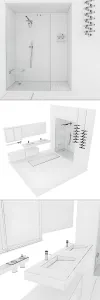 Bathroom furniture set planeta