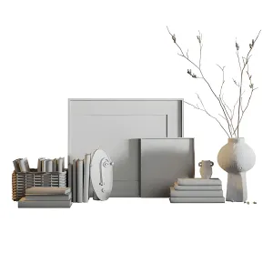 Decor with vases books