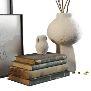 Decor with vases books