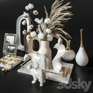 Decoration cotton pampas