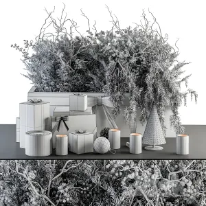 Decorative christmas mood set