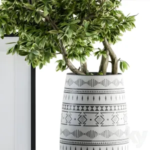 Decorative green bouquet set