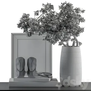 Decorative green bouquet set 2