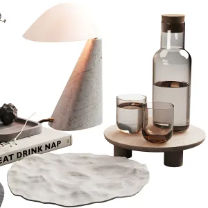 Decorative japandi accessories kit