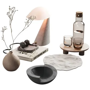 Decorative japandi accessories kit
