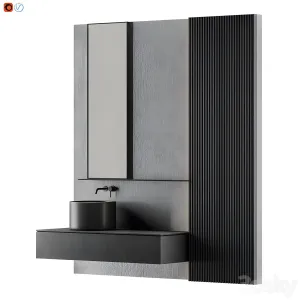 Modern gray bathroom