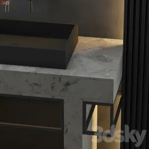 Modern gray bathroom 19