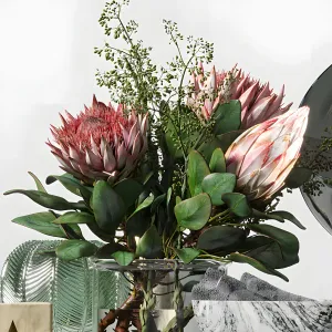 Decorative with a bouquet of proteus