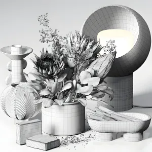 Decorative with a bouquet of proteus