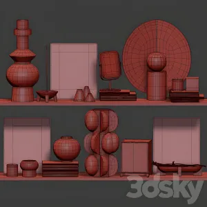 Decorative with ceramic