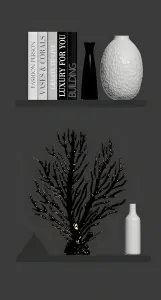 Decorative with coral