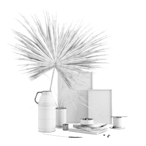 Decorative with dryed palm