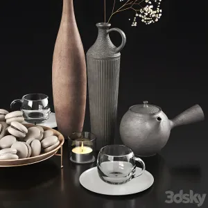 Decorative with gypsophila macaroons