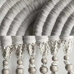 Decorative with macrame