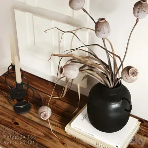 Decorative with poppy