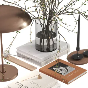 Decorative with solstice ore table lamp