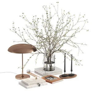Decorative with solstice ore table lamp