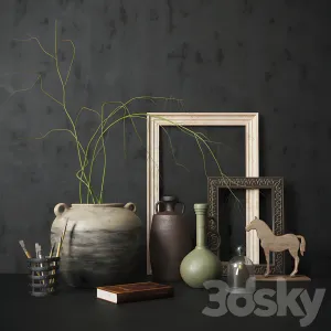 Decorative with vases 2