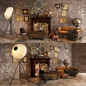 Loft decorative set 2