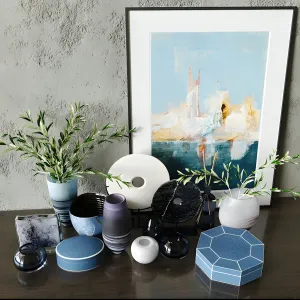 Luxdeco decor set blue