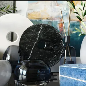 Luxdeco decor set blue