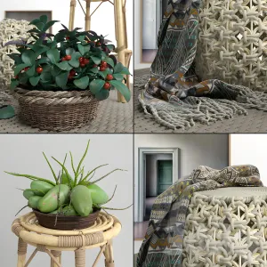 Palecek ottoman set