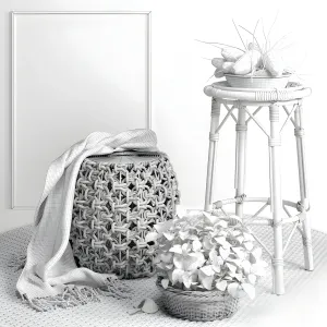 Palecek ottoman set