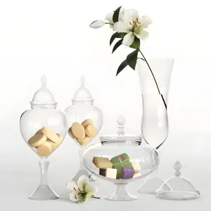 Pottery barn iminous canisters