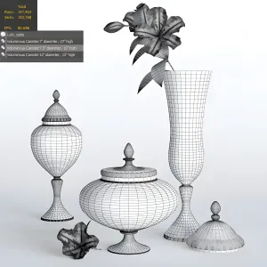 Pottery barn iminous canisters