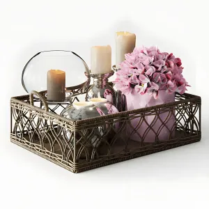 Wicker tray