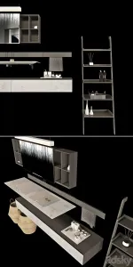 Set of bathroom furniture agape