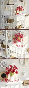 Shelving in the bathroom