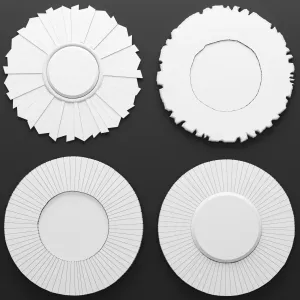 A set of mirrors