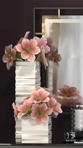 DECORATIVE FLOWER VASE SET