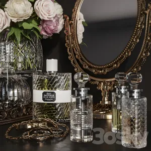 Decorative set classic mirror decoration