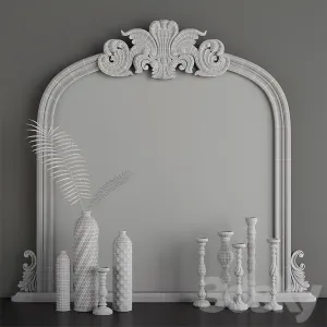 Haversham overmantel mirror