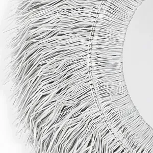 Loully rattan sisal mirror