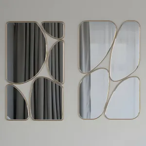 Mirrors quadrant set
