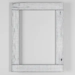 Rh reclaimed railroad ties mirror