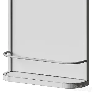 Seamless wall shelf mirror by west elm