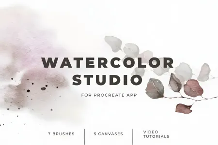 Procreate Watercolor Brush Kit